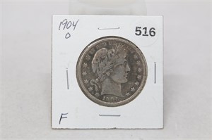 1904 O Half Dollar-F