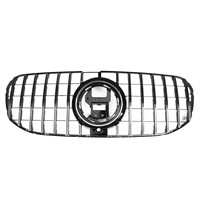 Front Upper Grille Grill Black Silver Mesh For Mer