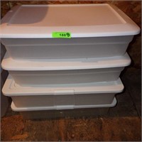 4 STORAGE CONTAINERS