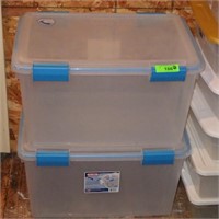 2 STORAGE CONTAINERS