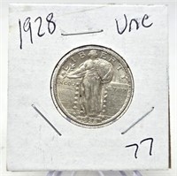 1928 Quarter Unc.