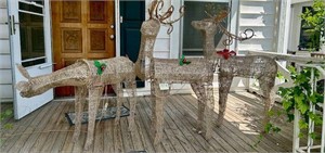 Christmas Lighted Yard Deer