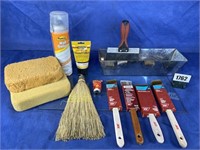 Drywall & Paint Tools, Sponges, Brushes,
