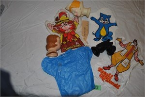 plastic hand puppets