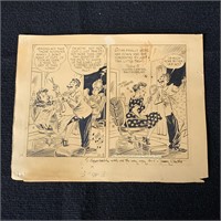 Jimmy Halo Signed JSA Original Comic Art