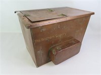 Antique Copper Box, Patent 1894, 1899, 1901