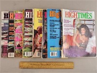 Vintage High Times Magazines