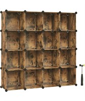 ($96) SONGMICS Cube Storage Organizer, 16 Cube