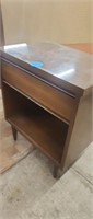 WOODEN END TABLE DRAWER 20X14X24 TALL MATCHES