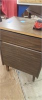 WOOD END TABLE DRAWER 22X17X30 TALL