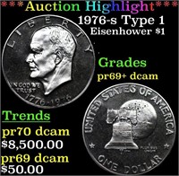 Proof ***Auction Highlight*** 1976-s Type 1 Eisenh