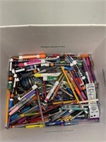 Huge assortment of pens including gel pens