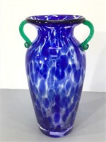 Large Blown Glass Amphora Vase