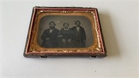 Antique Daguerreotype Photo with Frame