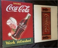 (2) Coca-Cola Signs