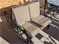 (2) OUTDOOR ROCKING PATIO CHAIRS