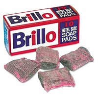 Charcoal;Pink  10PCS 4 x 4 in Brillo SP1210BRILLO