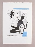 American Litho Signed Jean-Michel Basquiat A.C.