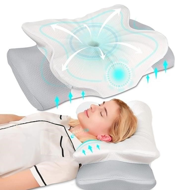 (new)Pulatree Cervical Pillow for Neck Pain