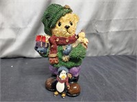 Teddy Bear Chtistmas Figurine
