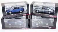 Four High Speed model cars