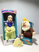 2 Disney Plush and more Snow White, Sneezy.