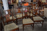 Six Victorian Dining Chairs in great Shape