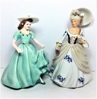 Two Ceramic Female Figurines