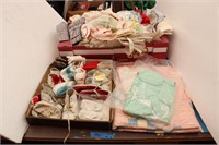 Bargain Lot: Vintage Baby Clothes, Shoes & Quilt