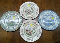 Old English Staffordshire Ware x4