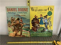 Daniel Boone & Wizard of Oz books