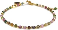 Morchic 3mm Gemstone Adjustable Bracelet