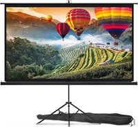 Pyle Projector Screen with Stand - 80-Inch