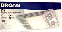 Broan Ventilation Fan W/ Light & Heater