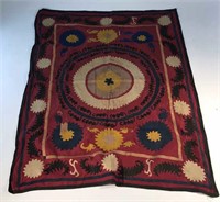 EMBROIDERED SUZANI TAPESTRY