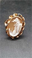 14kt Cameo Ring