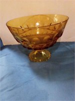 Amber fruit bowl
