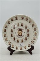 Presidents of the United States Plate JFK
