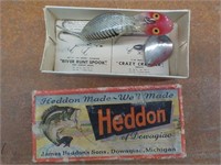 Vintage Heddon lure in box