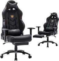 Big and Tall Gaming Chair with Footrest 350lbs-Rac