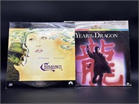 Laser Disc Pair: Chinatown and Year of the Dragon