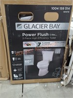 Glacier Bay White 2-Piece Toilet