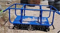 Rolling Flat Lumber Cart
