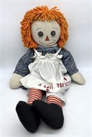 Raggedy Ann Cloth Doll 35" T I Love You Betsy