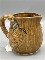 Small Pitcher with blackberries 4.5 inches tall