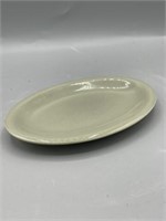 Great vintage Russel Wright green small oval