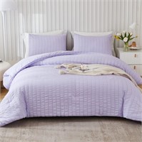 AveLom Lavender Purple Full Comforter Set