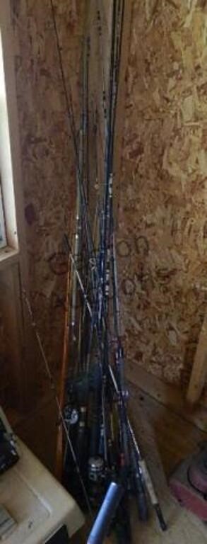 Group of Fishing Poles