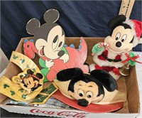 box of mickey mouse misc