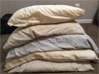 Lot of multiple size pillows